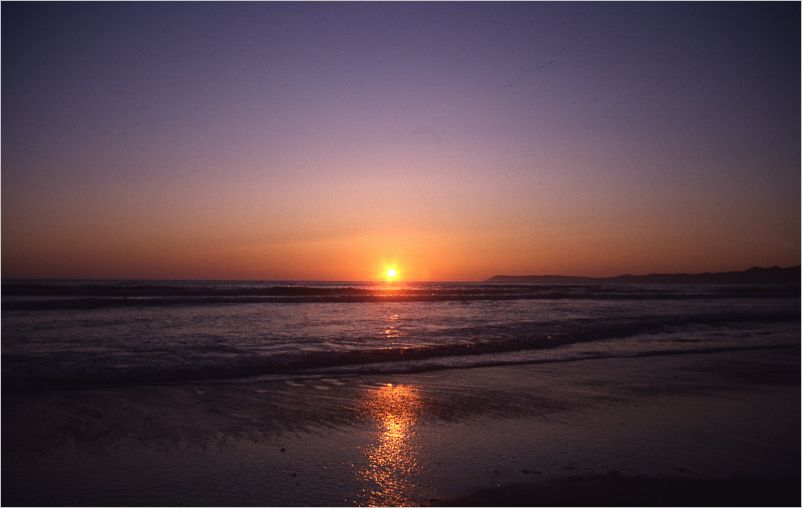 Sunset at Morro Bay